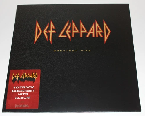 Def Leppard Greatest Hits Red Marble Vinyl Record - 2026 Tour Edition New Album