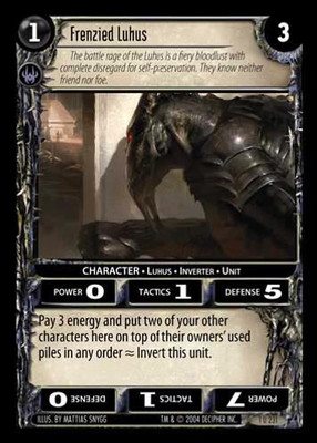 Frenzied Luhus - Incursion - Wars TCG