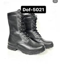 Russian Army Military Soldier's Tactical Boots Genuine Leather Black VKBO VKPO