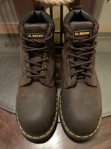 Dr Martens Mens Sz 9 Safety Toe Anti 