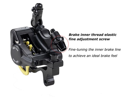 ZOOM XTECH HB100 MTB Hydraulic Disc Brake Calipers Front or Rear Line Pulling - Picture 7 of 16