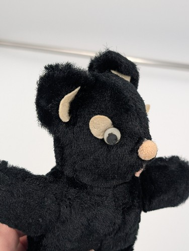 Oso de peluche vintage Ice Follies Inky Mascota Patinaje sobre hielo con patines originales años 50 - Imagen 3 de 15