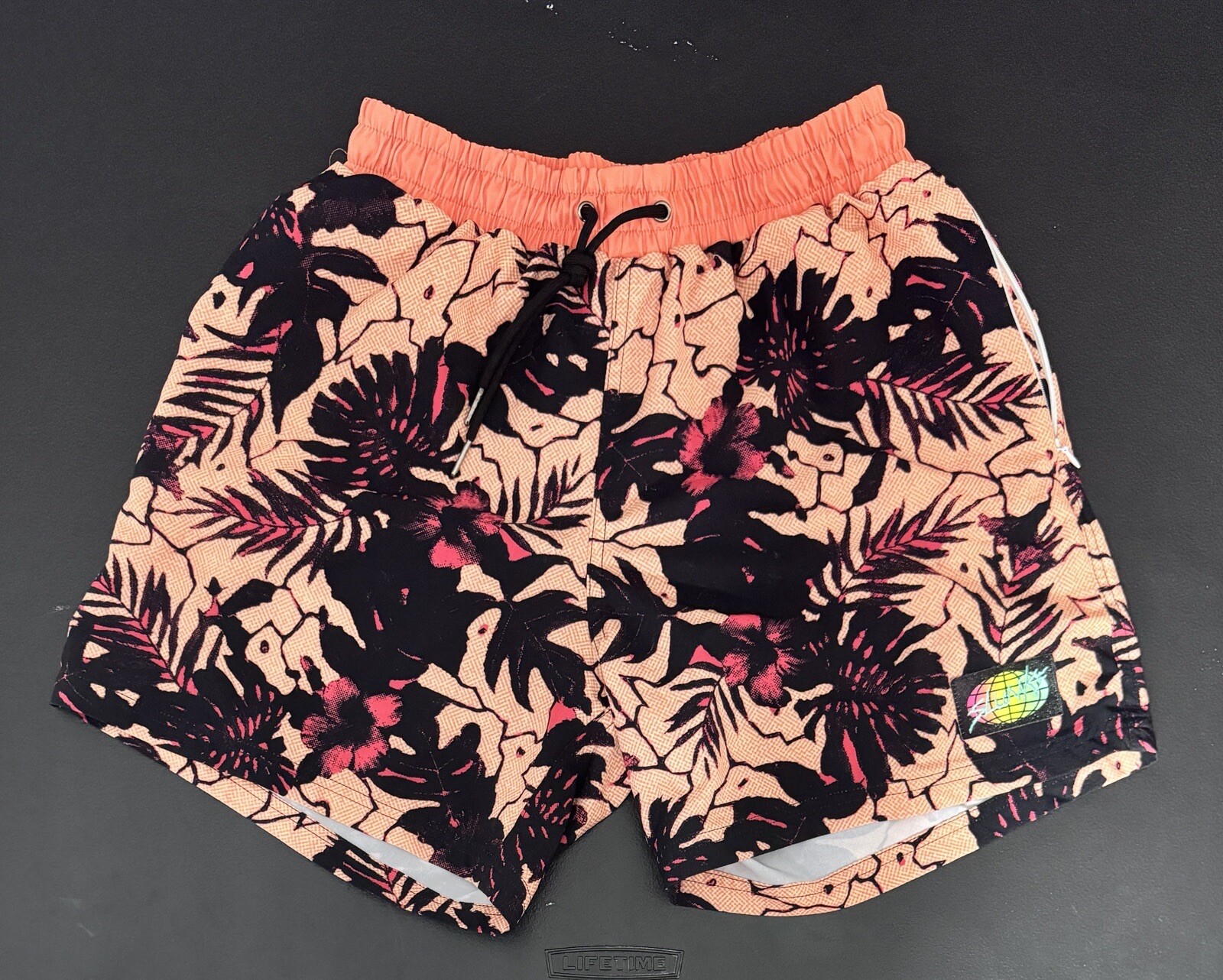 Slunks Volleyball Shorts Size Small Tropical Peach … Gem