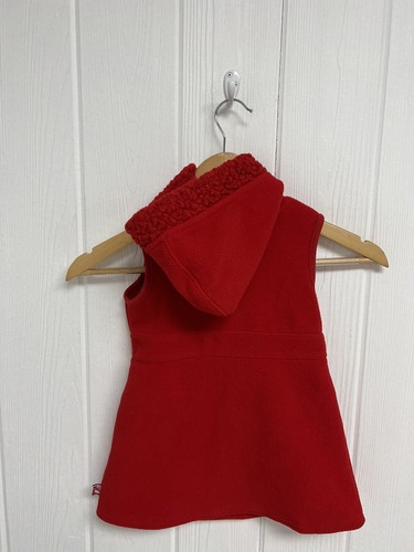 Sesame Street Toddler Girl's Bright Red Fleece Lined Pullover Vest Size 2T - Picture 7 of 10