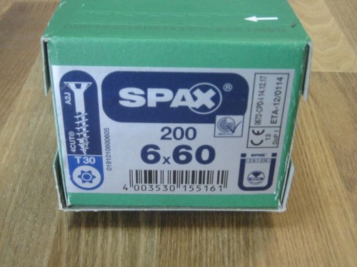 Schrauben Spax Ø 6mm Teilgewinde silber verzinkt I-Stern T30 Spanplattenschraube - Bild 6 von 19