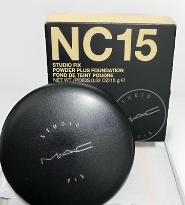 MAC Compact Powder Foundation, Farbton NC15, 15 g  0.52 Oz