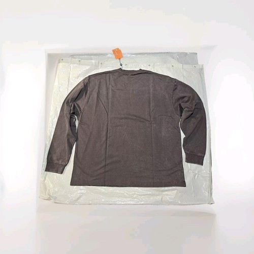 YoungLA For All The Dogs T Manica Lunga Uomo TG XL Marrone Nuovo con etichette Streetware Urban - Foto 7 di 12