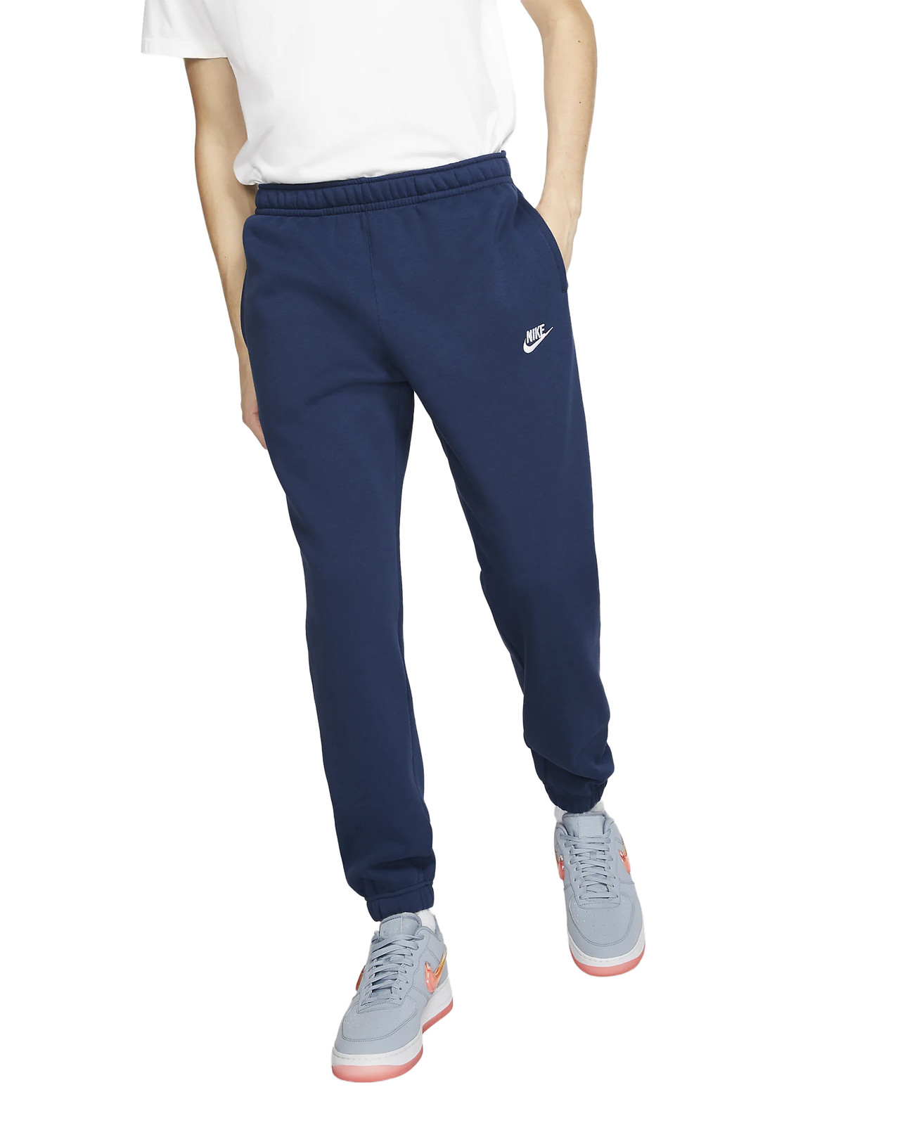 Флисовые брюки Nike Midnight Navy/White Sportswear Club