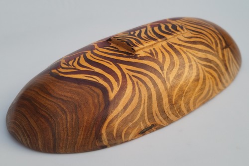 African Safari Serving Bowl Set Hand Carved Olive Wood - Picture 18 of 24