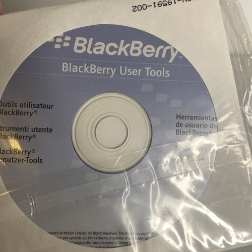 BLACKBERRY USER TOOLS CD-ROM SOFTWARE DISC / MANUAL New in pkg sealed for Sprint - 第 3/3 張圖片