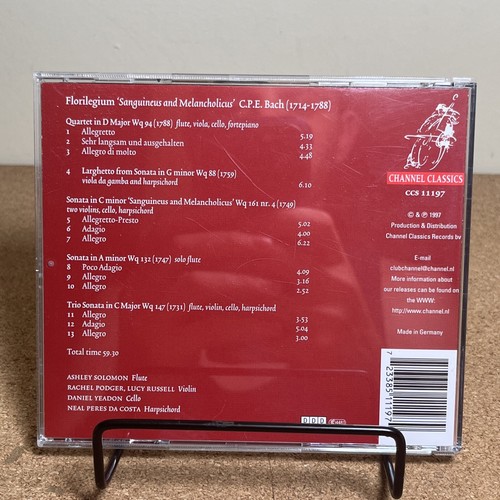C.P.E. BACH - Cpe Bach: Sonatas - CD - Picture 2 of 3