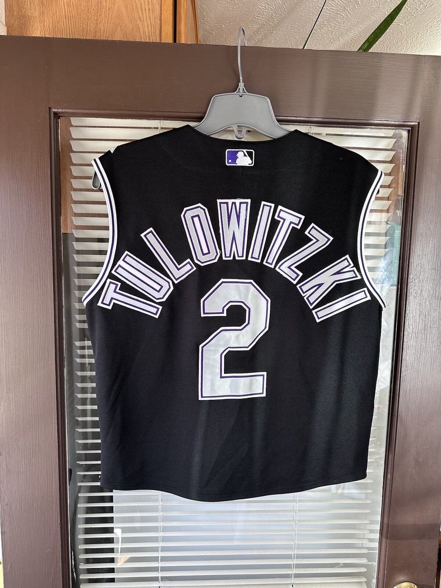 WOMENS Sleeveless Troy Tulowitzki #2 Colorado Rockies STITCHED MLB