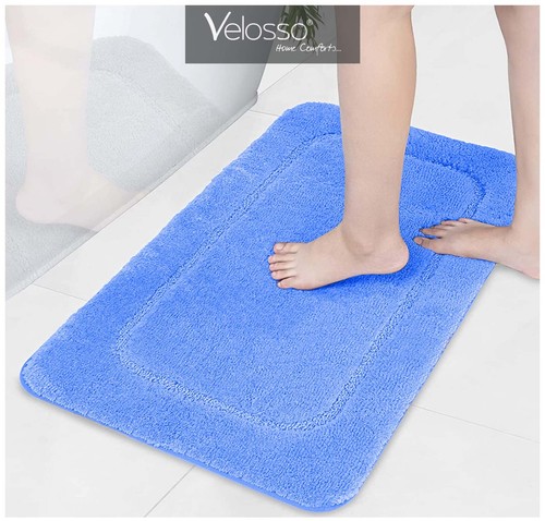 Luxury Hotel Bath Mats Anti Slip Microfibre 2 Piece Set Washable Deep Comfort - Picture 15 of 60