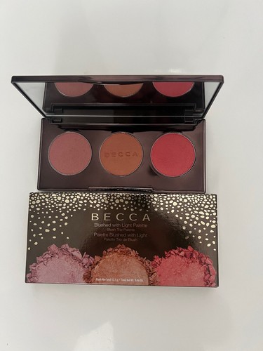 BECCA Blushed with Light Blush Trio Palette Wisteria Songbird Snapdragon 13.1g - Picture 3 of 5