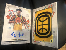 2023 Topps Inception Jaylen Martin OTE Jersey Logo Relic Book Card 1/1