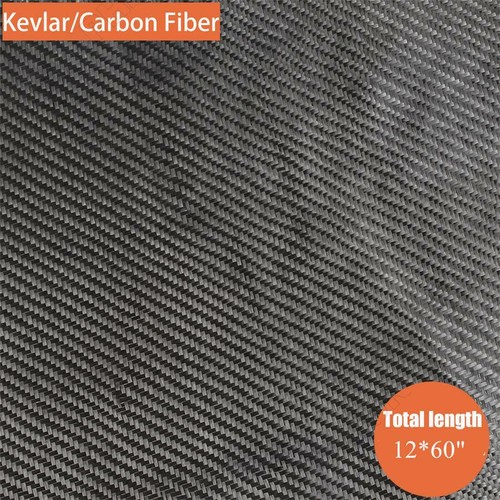 Black Carbon Fiber Fabric Cloth 12''× 60'' 3K 2x2 Twill Weave Honeycomb Fabric - Picture 5 of 11