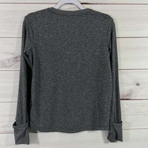 Athleta Girl Power Up Athletic Top Girls Size XL/14 Heatherd Gray. - Picture 9 of 10