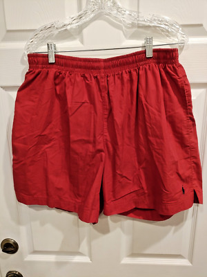 NEW Polo Ralph Lauren Men's XL Red Swim Trunks Beach Summer Pool Relaxed Shorts