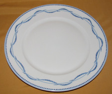 Assiette plate porcelaine Limoges Haviland Vieux Tournai bleu