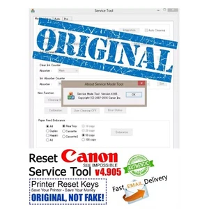 💯 Canon G Series Outil de service de réinstallation d'imprimante V4905