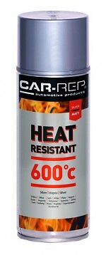 Silber Hochtemperatur Sprühlack Hitzetemperatur 600°C 400ml matt