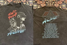 Daft Punk Alive 2007 American Thrift Tour T Shirt Full Size S-5XL