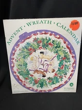 WJ Fantasy Vintage Wreath Advent Calendar - New Old Stock