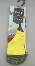 Stance Pixar Paradise Falls Kids Socks Up Kevin Doug Youth Small 7-10 Disney NWT
