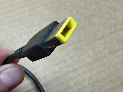 Alimentatore 90W Per Lenovo ThinkPad E Yoga – 20V, 4.5A, Con Punta Gialla Sottile (square Tip), Compatibile Anche 65W