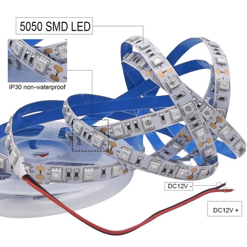 12V 5050 Orange led strip light 60leds/m 600nm Flexible Strip string lamp 1m 5m - Picture 7 of 10