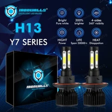 4Sides H13 9008 LED Headlight Bulb for Ford F-150 2004-2014 Hi&Lo Beam 1500000LM