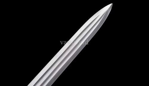 Hand Forged 1095 High Carbon Steel Real Chinese Jian剑 Sharp Red Wood Scabbard. - Picture 5 of 10