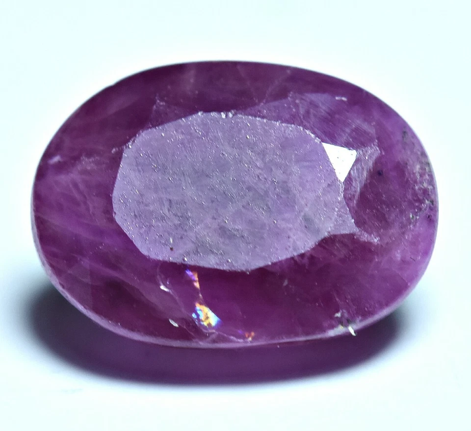 1.80 CT Oval Faceted Corrundum From Badakhshan Afghanistan - Image 2 of 4