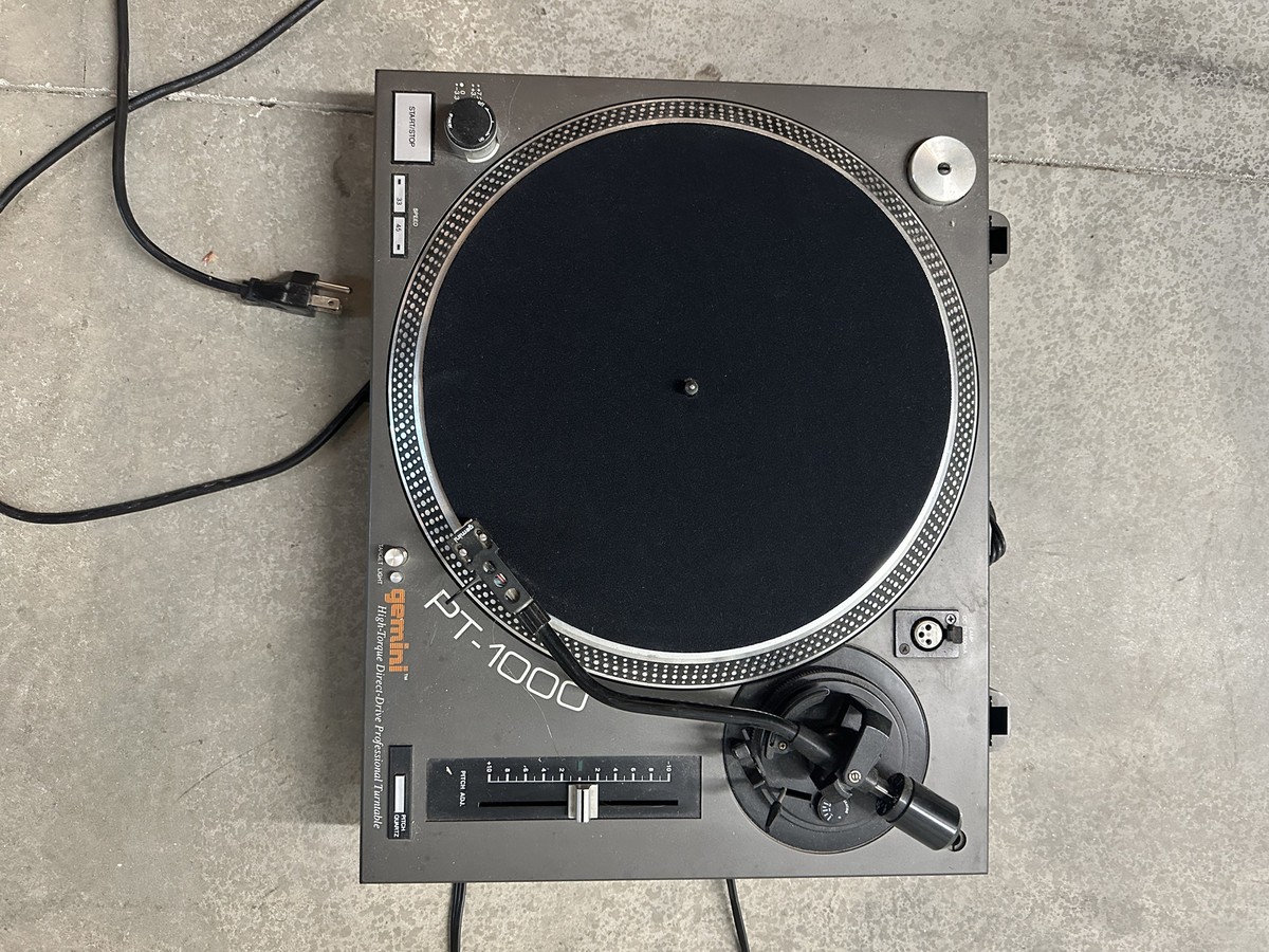 Gemini PT-1000 II ターンテーブルセット ターンテーブル&ミキサー&コンポ