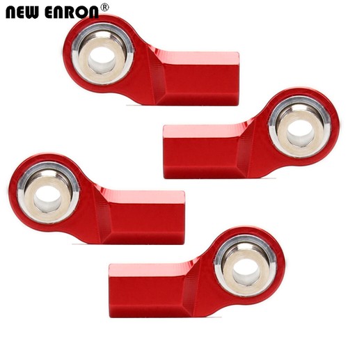 Sfere larghezza estremità asta girevole piegata lega rossa M3/M4 per RC 1/10 assiale TRAXXAS Tamiya - Foto 3 di 11