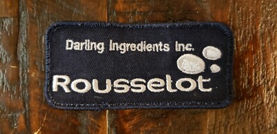 Darling Ingredients Inc. Rousselot Work Shirt Uniform Iron On Patch.  Free Ship