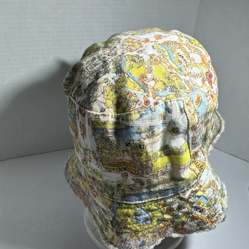 Cappello Walt Disney World Bucket 50° Anniversario Vault Dettagli Reversibili Mappa Nuovo con etichette - Foto 4 di 11
