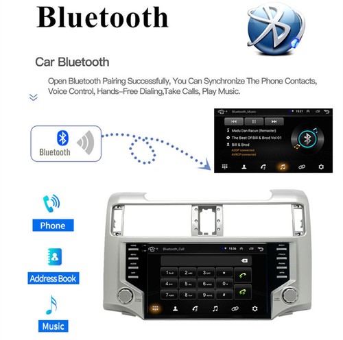 Car Stereo Radio GPS Touch Screen WiFi Player Fit For Toyota 4Runner 2010-2023 - Picture 11 of 24