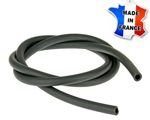 1M BLACK RUBBER PETROL HOSE 3MM x 5MM MOTORCYCLE MOPED FUEL HOSE