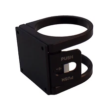 TEK208 Quick Release Fire extinguisher Flat base mount ( Black Anodized)