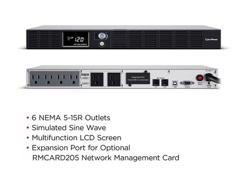 CyberPower OR1500LCDRM1U 1500 VA 900 Watts UPS - Picture 7 of 7