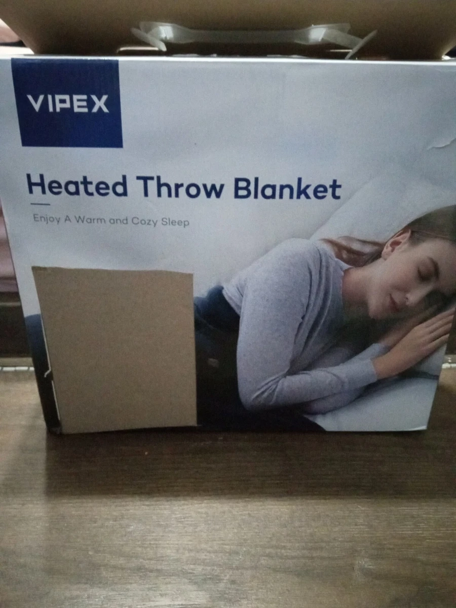 Vipex Electric Heated Blanket 50 x 60 Heating Throw Large Size