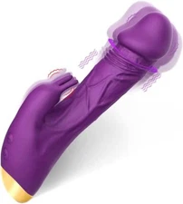 Rabbit Big Huge Large Vibrator G-Spot Dildo Adult Sex Toys For Women Realistic