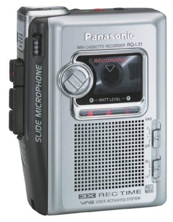 Panasonic RQL31 Portable Cassette Recorder - Silver (RQ-L31E-S