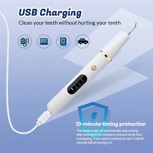 Kit de limpieza de dientes ultrasónicos para mascotas perros para limpieza de dientes de mascotas removedor de placa de perro - Imagen 12 de 19