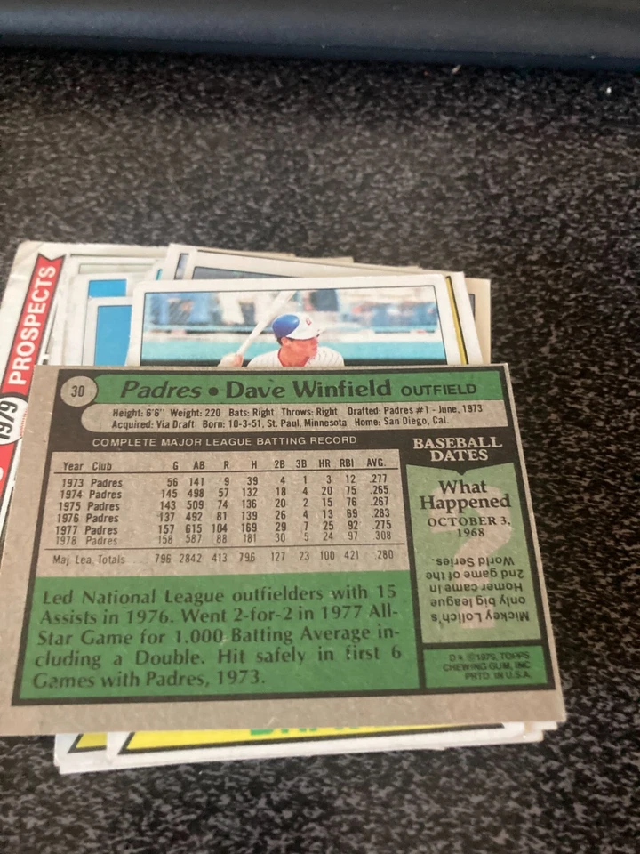 1979 TOPPS BASEBALL CARDS YOU PICK! UPDATED 7-22-24 - Image 2 of 2