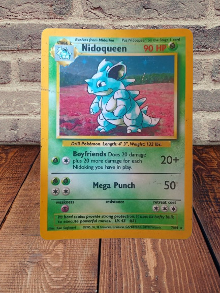 nidoqueen holographic card 2003 Skyridge #H21 Holo Price Guide Commemorate your favorite tabletop game with this Nidoqueen 2000 Pokemon Base Set 2 Holo Rare #12 CGC Authenticated 7.5 Card Nidoqueen | Dex - for