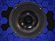 DC Audio - Neo Coaxial Carbon Fiber 6.5" Full Range Speaker (Single) - 4 Ohm