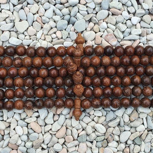 100 Dhikr Beads Eusideroxylon Islamic Tasbih 8 MM Borneo Ironwood Kayu Ulin - Picture 6 of 6