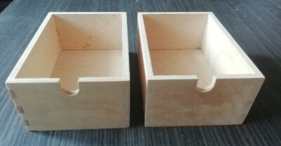 boîte rangement en bois 6 tiroirs présentant design vintage - Luxembourg